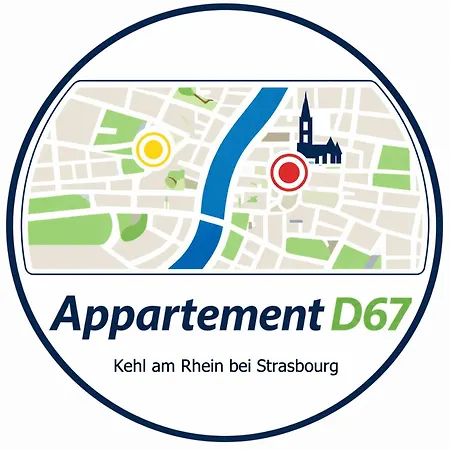Διαμέρισμα D67 Am Rhein Bei Strasbourg Mit Klima